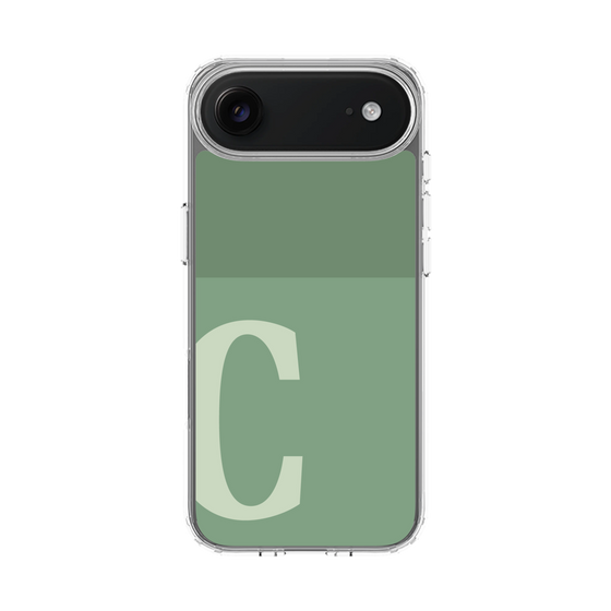 スリムプロテクションケース［ オリジナル - initial two tone - C green ］
