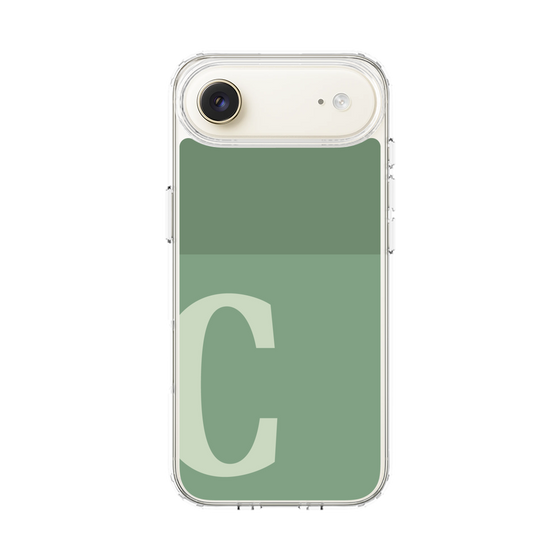 スリムプロテクションケース［ オリジナル - initial two tone - C green ］