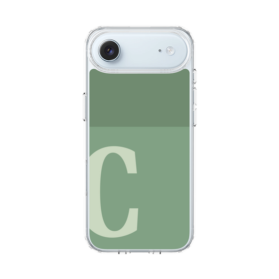 スリムプロテクションケース［ オリジナル - initial two tone - C green ］