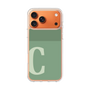 スリムプロテクションケース［ オリジナル - initial two tone - C green ］