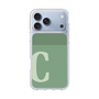 スリムプロテクションケース［ オリジナル - initial two tone - C green ］