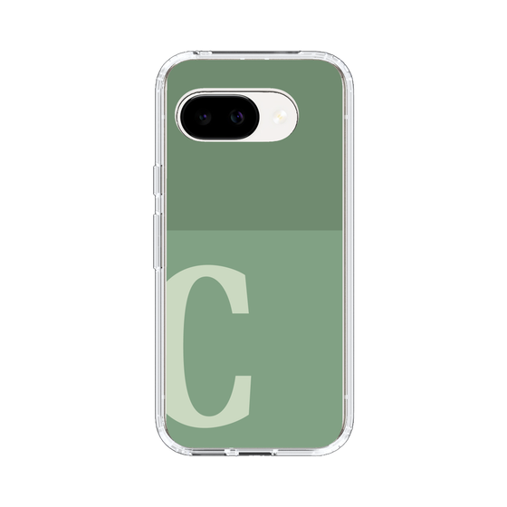 スリムプロテクションケース［ オリジナル - initial two tone - C green ］
