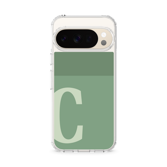 スリムプロテクションケース［ オリジナル - initial two tone - C green ］