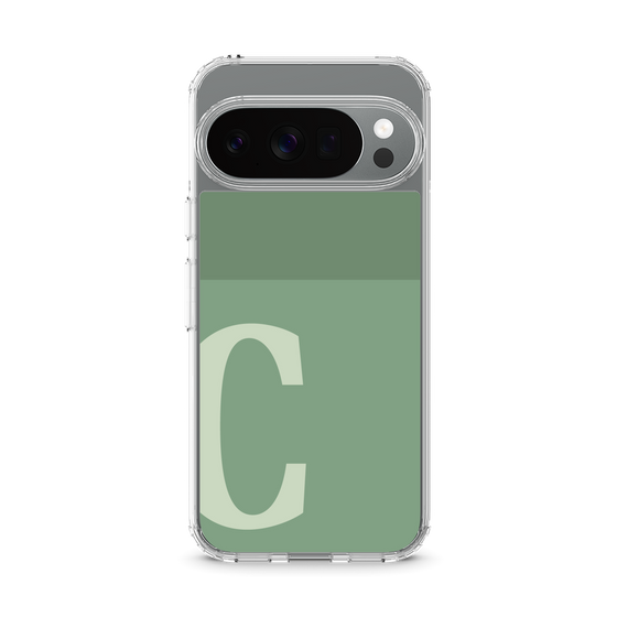 スリムプロテクションケース［ オリジナル - initial two tone - C green ］