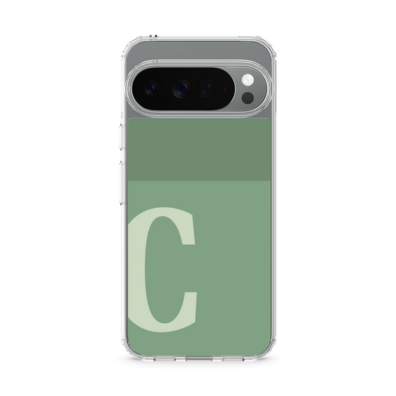 スリムプロテクションケース［ オリジナル - initial two tone - C green ］