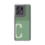 スリムプロテクションケース［ オリジナル - initial two tone - C green ］