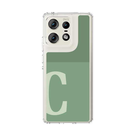 スリムプロテクションケース［ オリジナル - initial two tone - C green ］