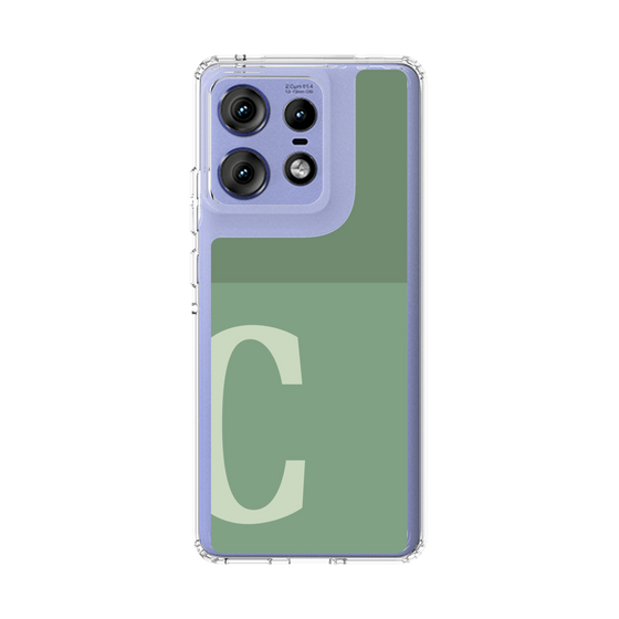 スリムプロテクションケース［ オリジナル - initial two tone - C green ］