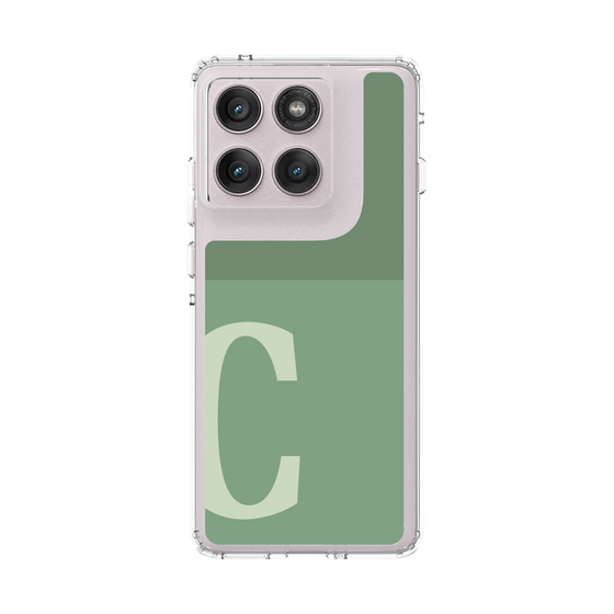 スリムプロテクションケース［ オリジナル - initial two tone - C green ］