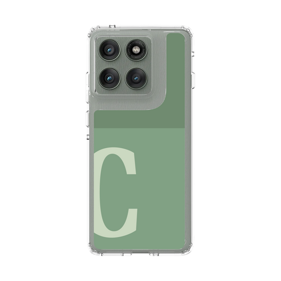 スリムプロテクションケース［ オリジナル - initial two tone - C green ］