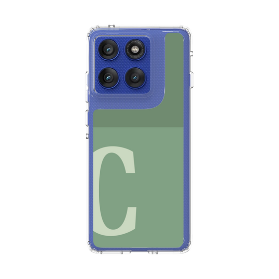 スリムプロテクションケース［ オリジナル - initial two tone - C green ］