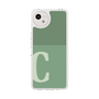 スリムプロテクションケース［ オリジナル - initial two tone - C green ］