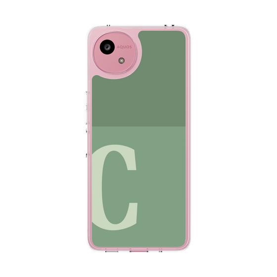 スリムプロテクションケース［ オリジナル - initial two tone - C green ］