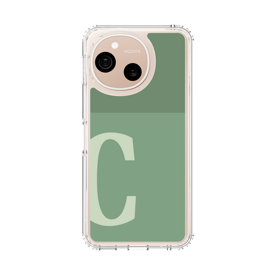 スリムプロテクションケース［ オリジナル - initial two tone - C green ］