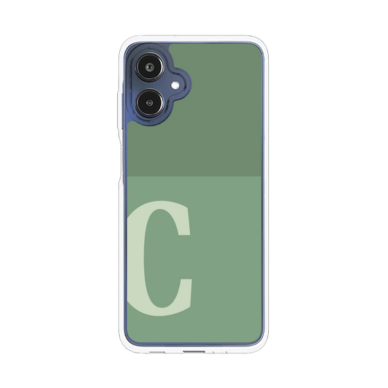 スリムプロテクションケース［ オリジナル - initial two tone - C green ］