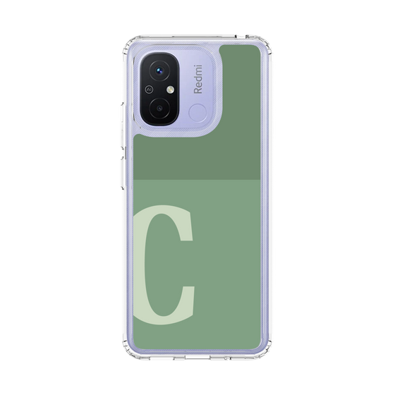 スリムプロテクションケース［ オリジナル - initial two tone - C green ］