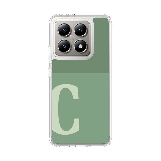 スリムプロテクションケース［ オリジナル - initial two tone - C green ］