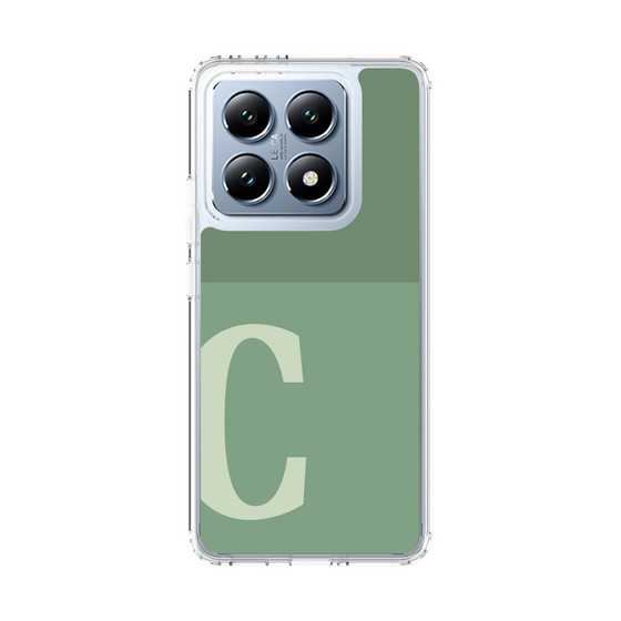 スリムプロテクションケース［ オリジナル - initial two tone - C green ］