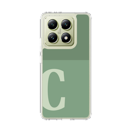 スリムプロテクションケース［ オリジナル - initial two tone - C green ］