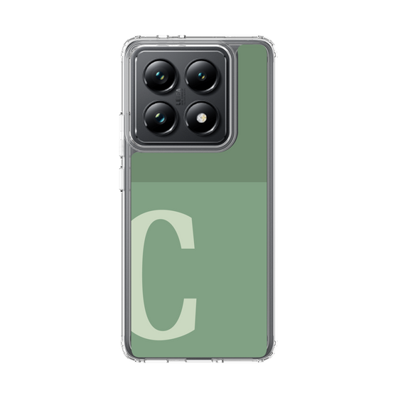 スリムプロテクションケース［ オリジナル - initial two tone - C green ］