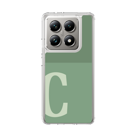 スリムプロテクションケース［ オリジナル - initial two tone - C green ］