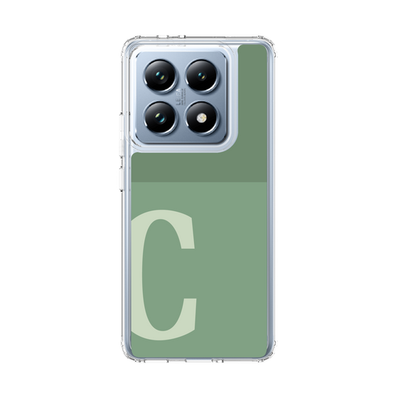 スリムプロテクションケース［ オリジナル - initial two tone - C green ］