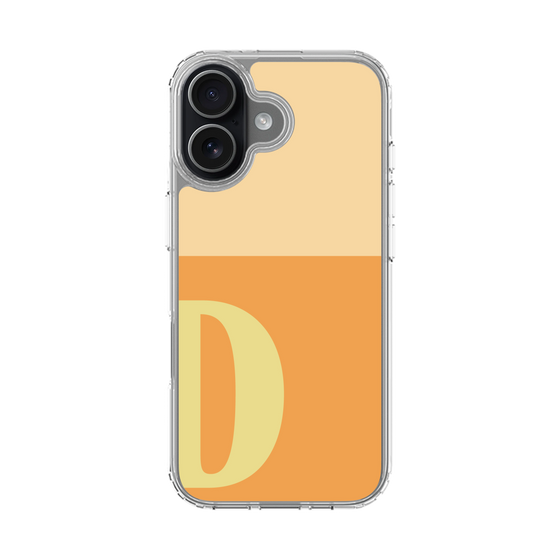 スリムプロテクションケース［ オリジナル - initial two tone - D orange ］