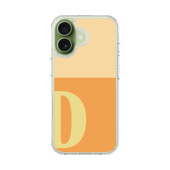 スリムプロテクションケース［ オリジナル - initial two tone - D orange ］