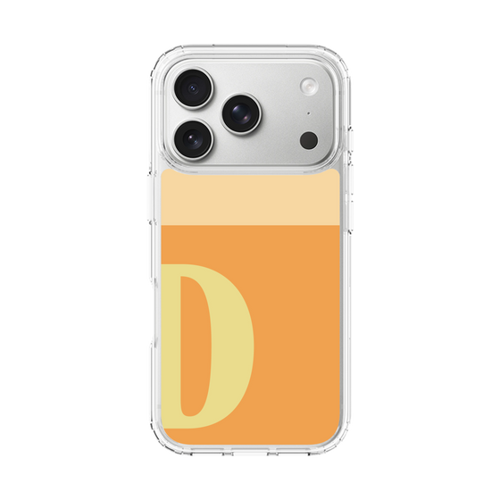 スリムプロテクションケース［ オリジナル - initial two tone - D orange ］