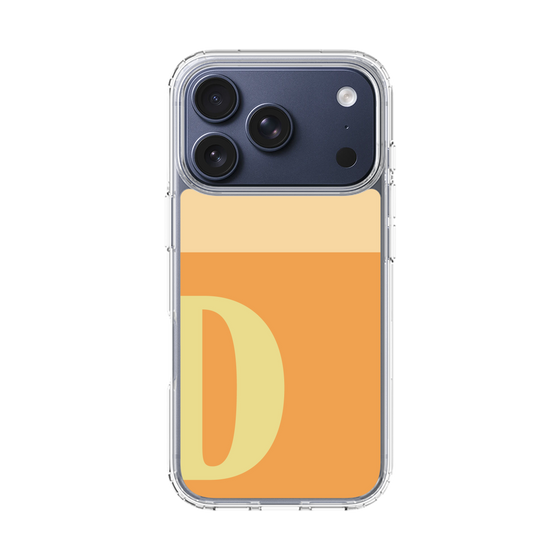 スリムプロテクションケース［ オリジナル - initial two tone - D orange ］