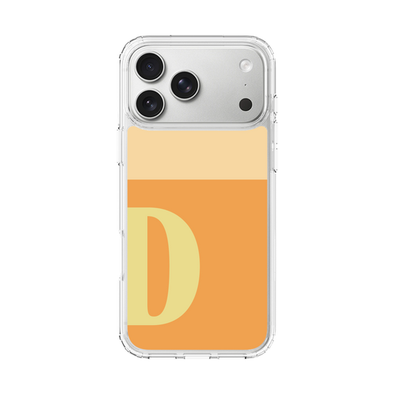 スリムプロテクションケース［ オリジナル - initial two tone - D orange ］