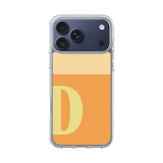 スリムプロテクションケース［ オリジナル - initial two tone - D orange ］