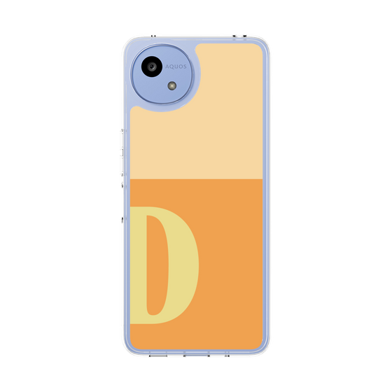 スリムプロテクションケース［ オリジナル - initial two tone - D orange ］