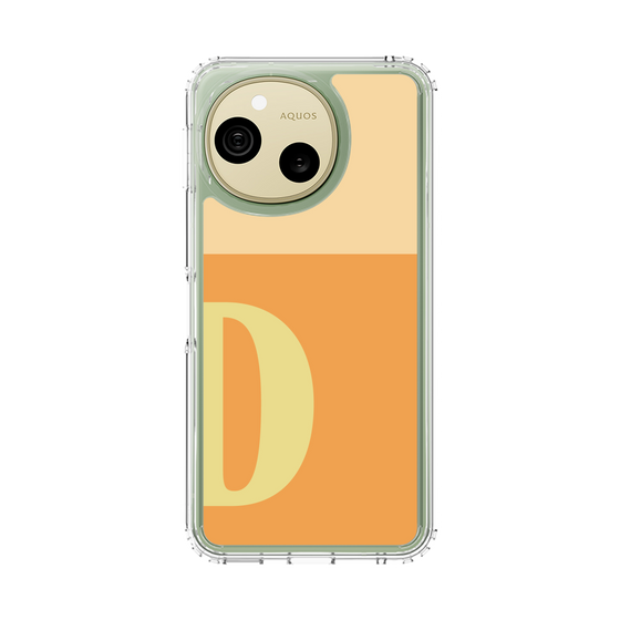 スリムプロテクションケース［ オリジナル - initial two tone - D orange ］