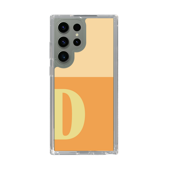 スリムプロテクションケース［ オリジナル - initial two tone - D orange ］