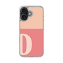 スリムプロテクションケース［ オリジナル - initial two tone - D pink ］