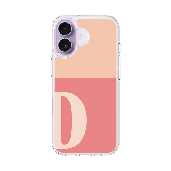 スリムプロテクションケース［ オリジナル - initial two tone - D pink ］