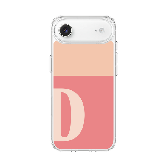 スリムプロテクションケース［ オリジナル - initial two tone - D pink ］