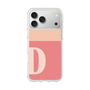 スリムプロテクションケース［ オリジナル - initial two tone - D pink ］