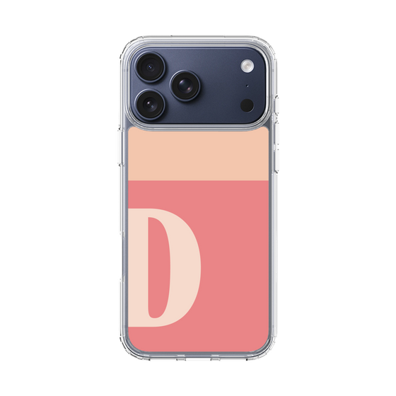 スリムプロテクションケース［ オリジナル - initial two tone - D pink ］