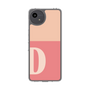 スリムプロテクションケース［ オリジナル - initial two tone - D pink ］
