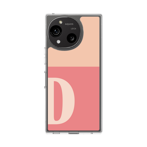 スリムプロテクションケース［ オリジナル - initial two tone - D pink ］
