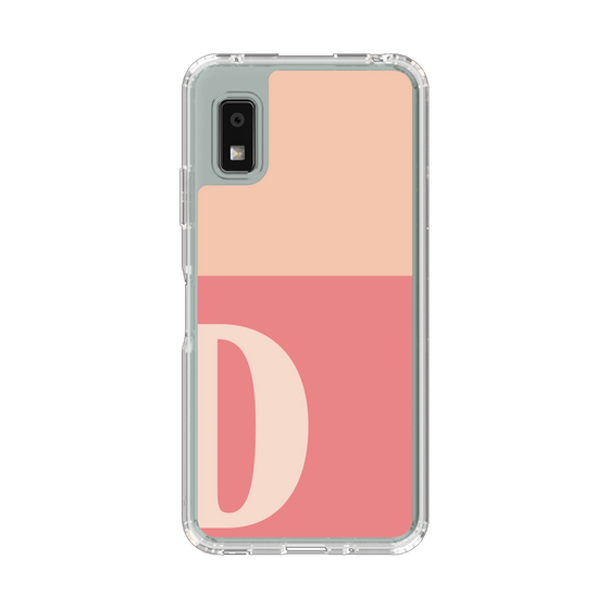 スリムプロテクションケース［ オリジナル - initial two tone - D pink ］