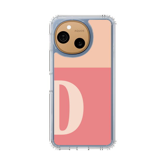 スリムプロテクションケース［ オリジナル - initial two tone - D pink ］