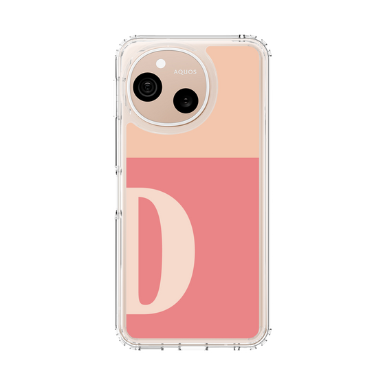 スリムプロテクションケース［ オリジナル - initial two tone - D pink ］