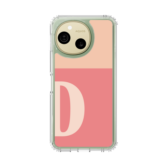 スリムプロテクションケース［ オリジナル - initial two tone - D pink ］