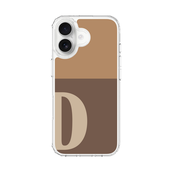 スリムプロテクションケース［ オリジナル - initial two tone - D brown ］