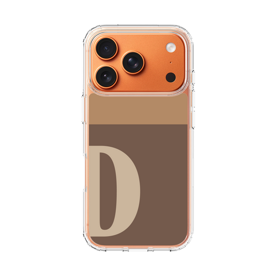 スリムプロテクションケース［ オリジナル - initial two tone - D brown ］