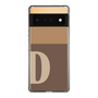 スリムプロテクションケース［ オリジナル - initial two tone - D brown ］