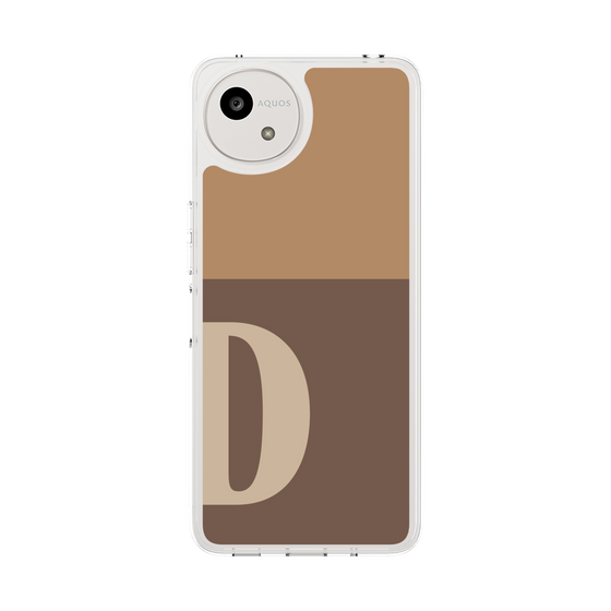 スリムプロテクションケース［ オリジナル - initial two tone - D brown ］